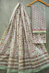 Bagru Hand Block Printed Chanderi Silk Suits