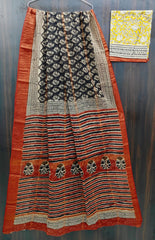 Exclusive Hand Block Printed Pure Kota Cotton Sarees
