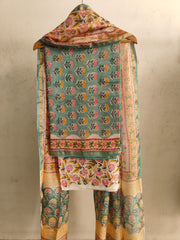 Bagru Hand Block Printed Chanderi Silk Suits