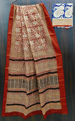 Exclusive Hand Block Printed Pure Kota Cotton Sarees