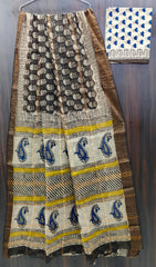 Exclusive Hand Block Printed Pure Kota Cotton Sarees