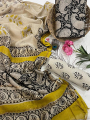 Exclusive Pure Chanderi Silk Suits with Dupatta & Cotton Bottom