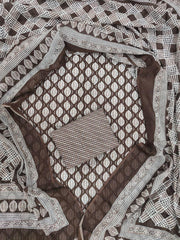 Exclusive Hand Block Printed Cotton Dress Material with Cotton Dupatta