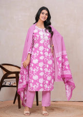 Embroidered Kurta in Pure Cotton | Discharge Print Design | Ethnic Everyday Wear