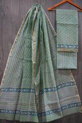 Bagru Hand Block Printed Chanderi Silk Suits
