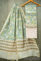 Bagru Hand Block Printed Chanderi Silk Suits