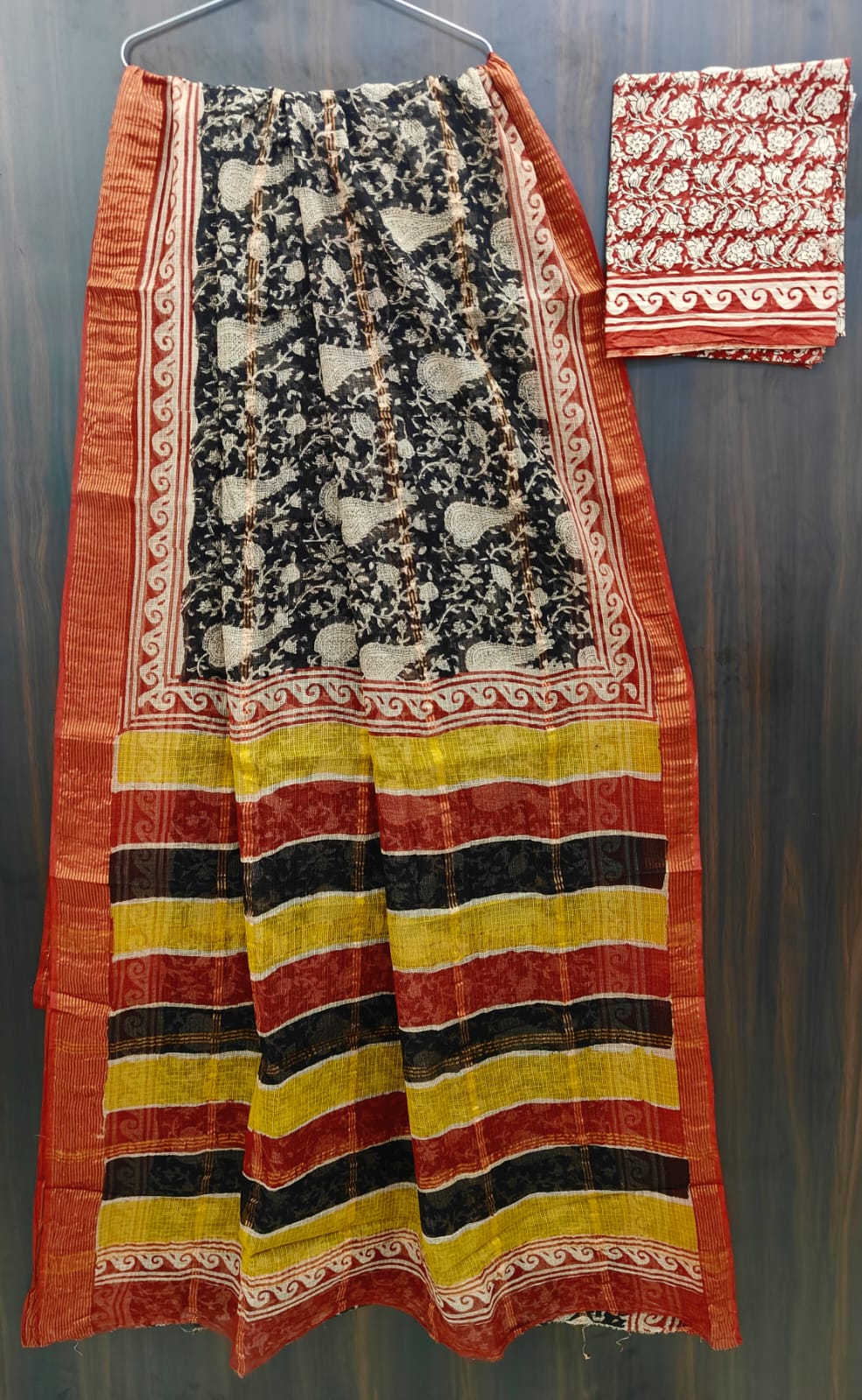 Exclusive  Hand Block Printed Pure Kota Cotton Sarees