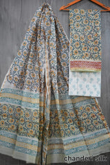 Bagru Hand Block Printed Chanderi Silk Suits