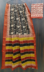 Exclusive  Hand Block Printed Pure Kota Cotton Sarees
