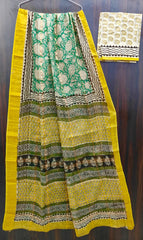 Exclusive  Hand Block Printed Pure Kota Cotton Sarees