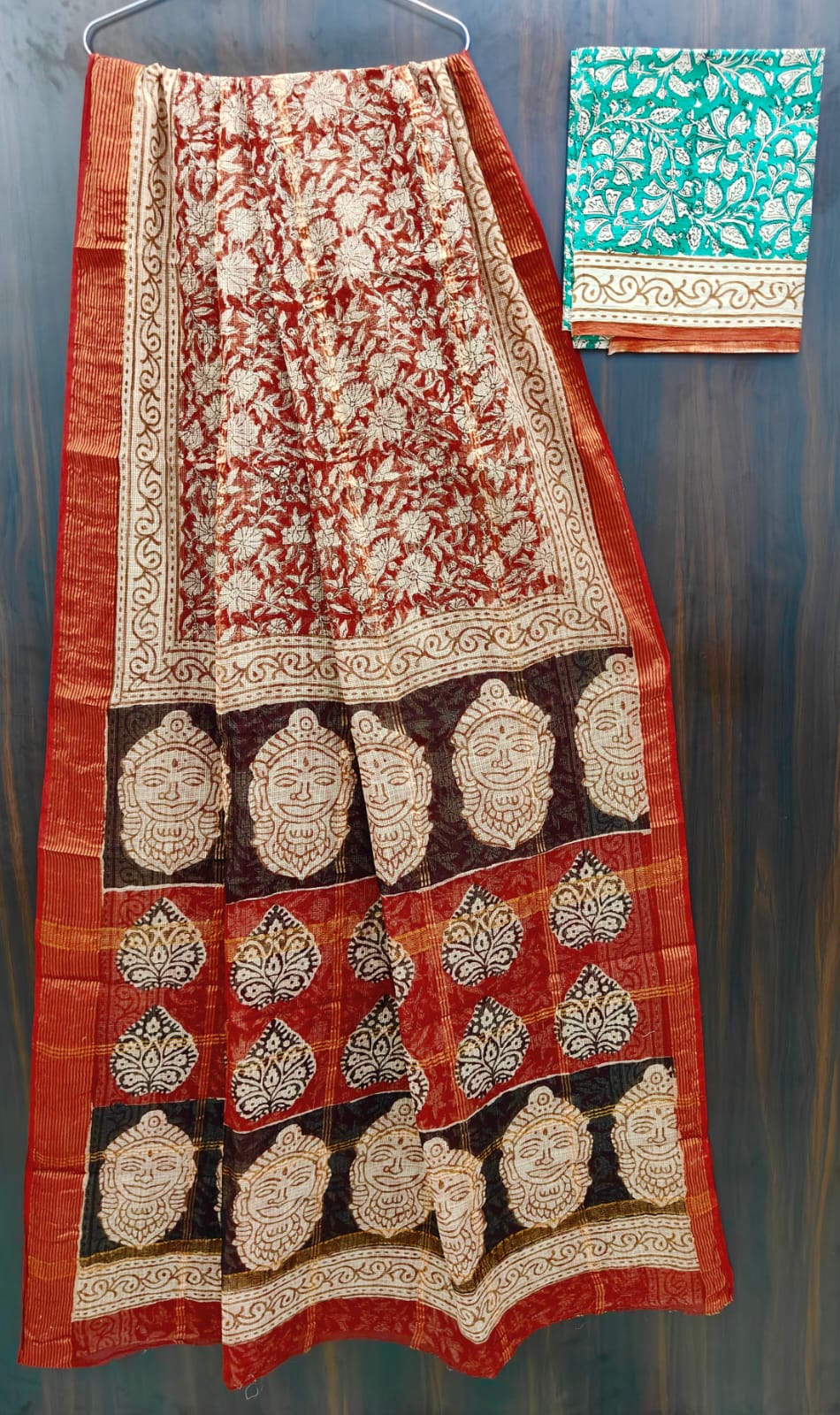 Exclusive  Hand Block Printed Pure Kota Cotton Sarees