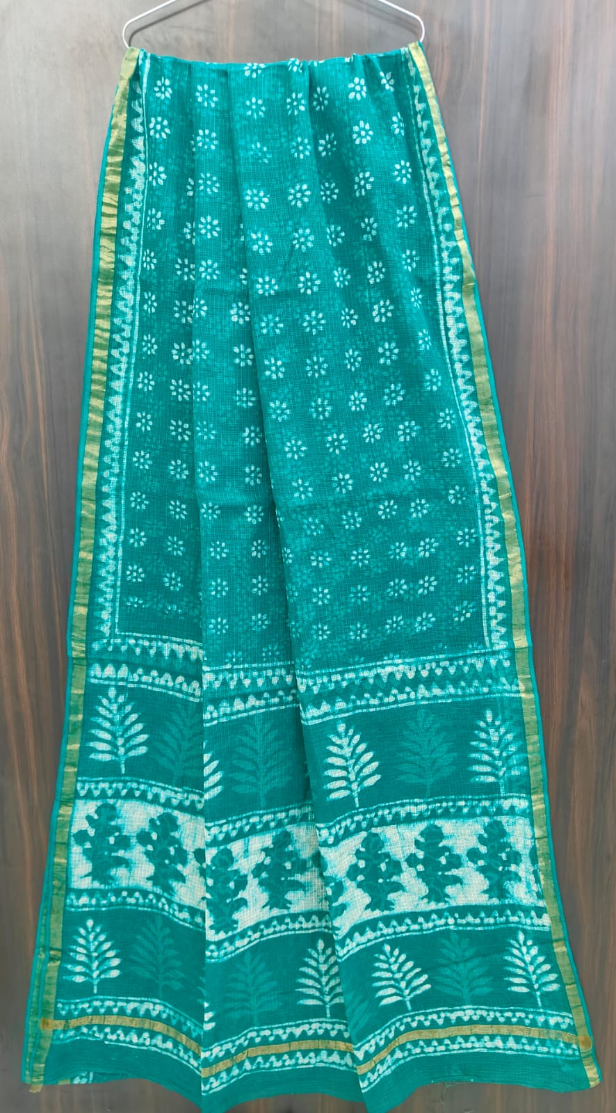 Exclusive  Hand Block Printed Pure Kota Cotton Sarees