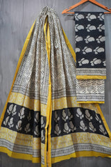 Bagru Hand Block Printed Chanderi Silk Suits
