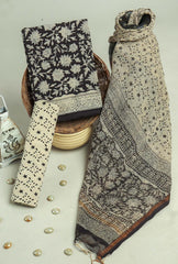 Classic Ethnic Cotton Dress Material Set