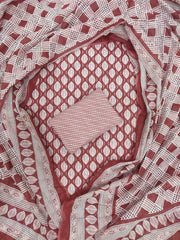 Exclusive Hand Block Printed Cotton Dress Material with Cotton Dupatta