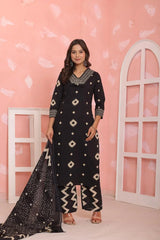 Cotton Kurta | Discharge Print with Handwork Detailing | Elegant & Comfortable