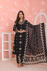 Cotton Kurta | Discharge Print with Handwork Detailing | Elegant & Comfortable