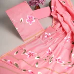 Premium Baby Pink Chanderi Silk Suits