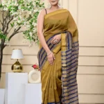 Bagru Handblock Print Maheshwari Silk Sarees