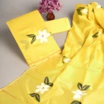 Premium Brush Print Chanderi Silk Suits